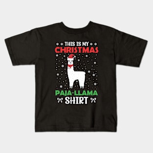 This Is My Christmas Paja-LLama Shirt Kids T-Shirt